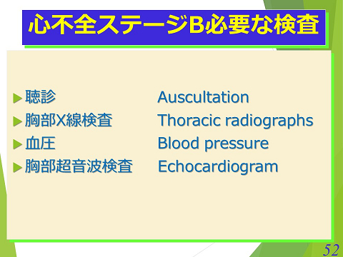 三鷹獣医科グループ・心不全ステージB　必要な検査