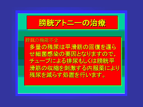 膀胱アトニーの治療04