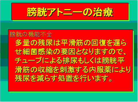 膀胱アトニーの治療04